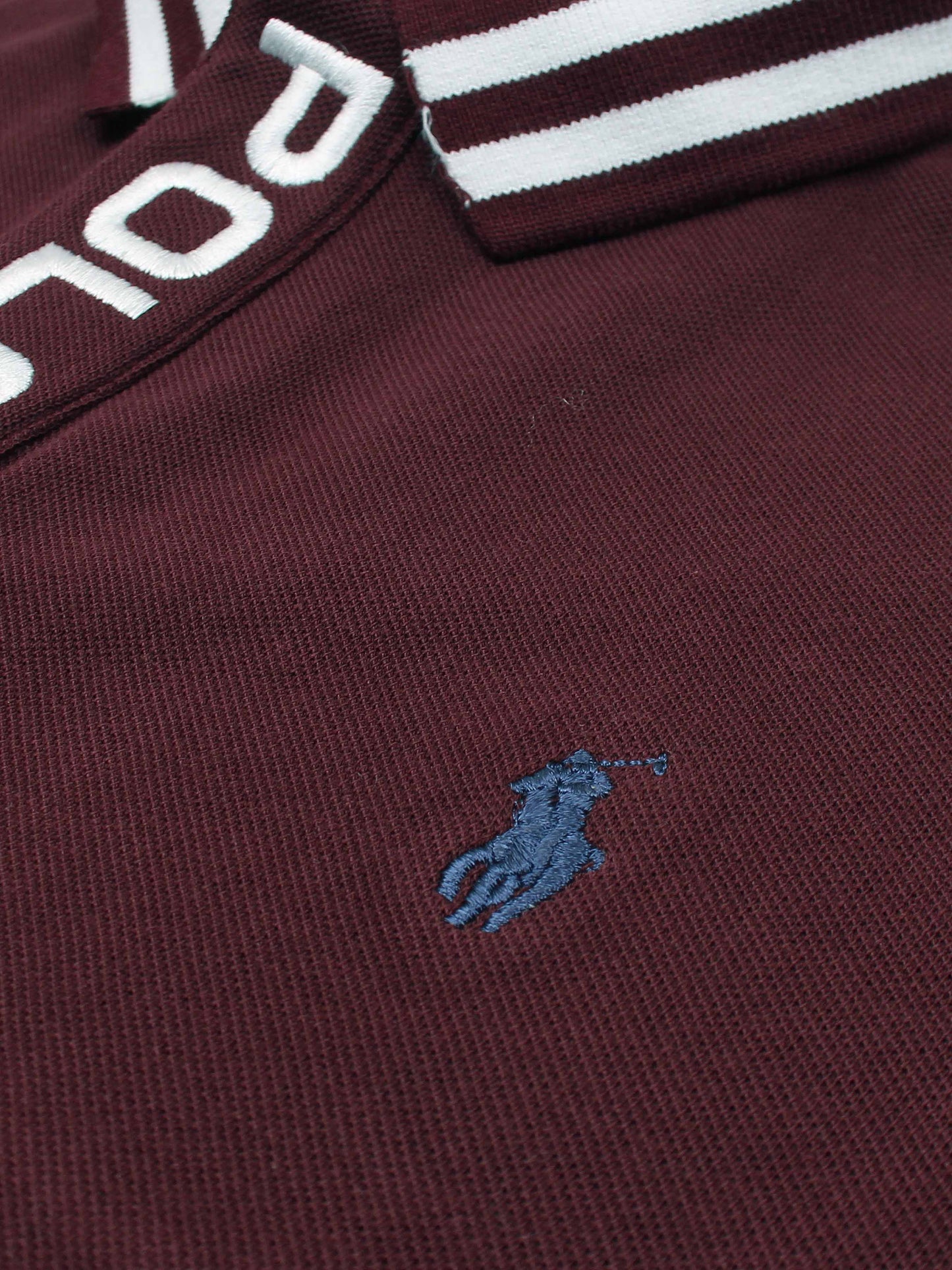 RL Premium Placket Polo Shirt (Maroon)