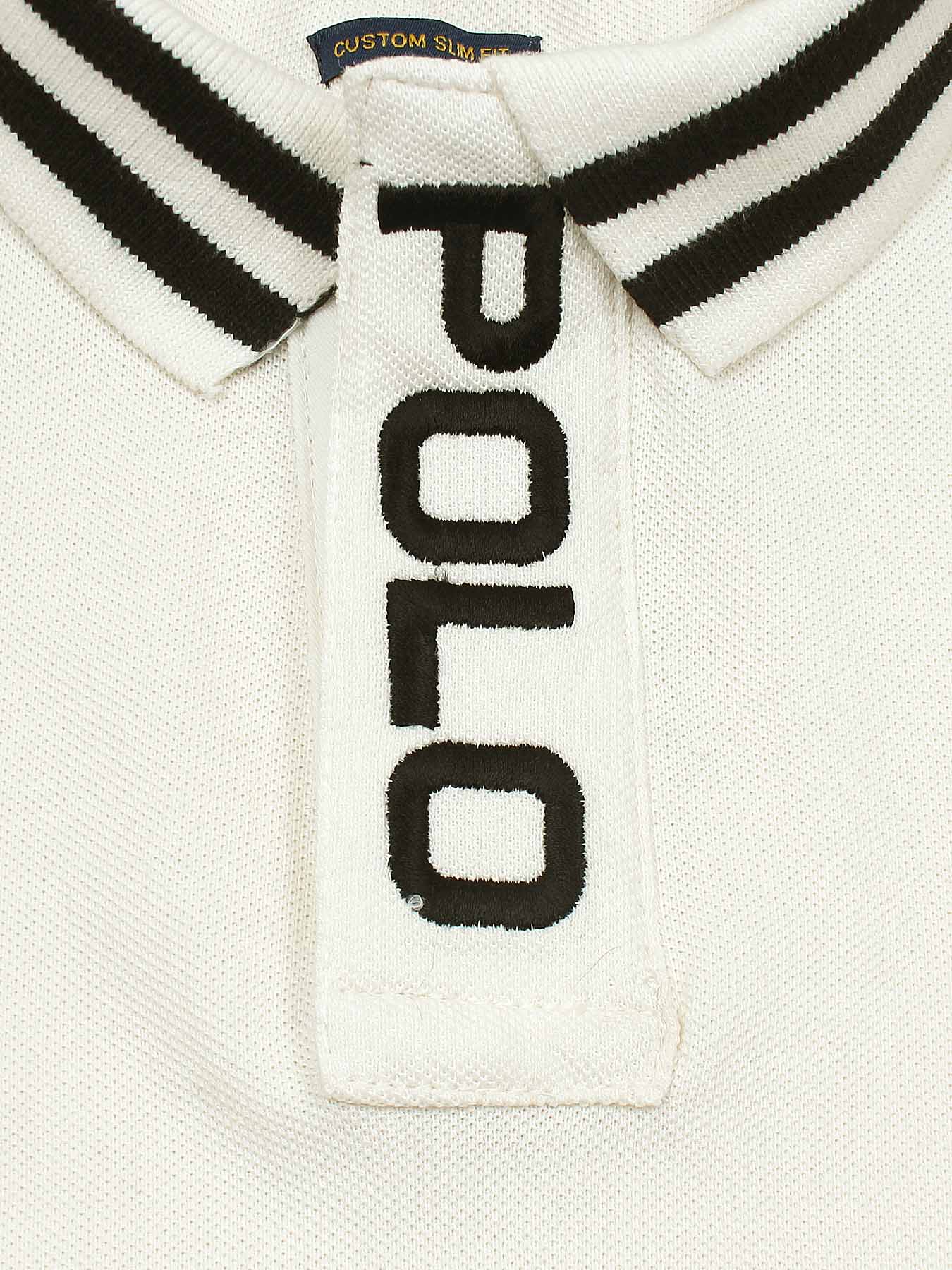 RL Premium Placket Polo Shirt (Off-White)