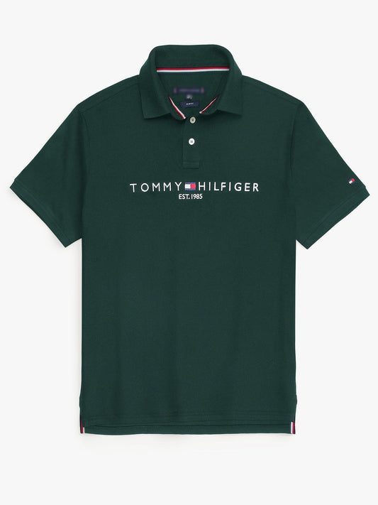 Tommy Premium Self Emb Polo Shirt (Green)