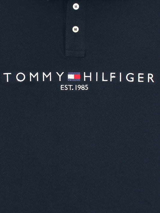 Tommy Premium Self Emb Polo Shirt (Navy Blue)