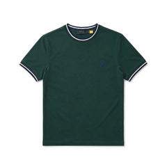 RL SMALL PONY CREW TIPPED T-SHIRT (GREEN)