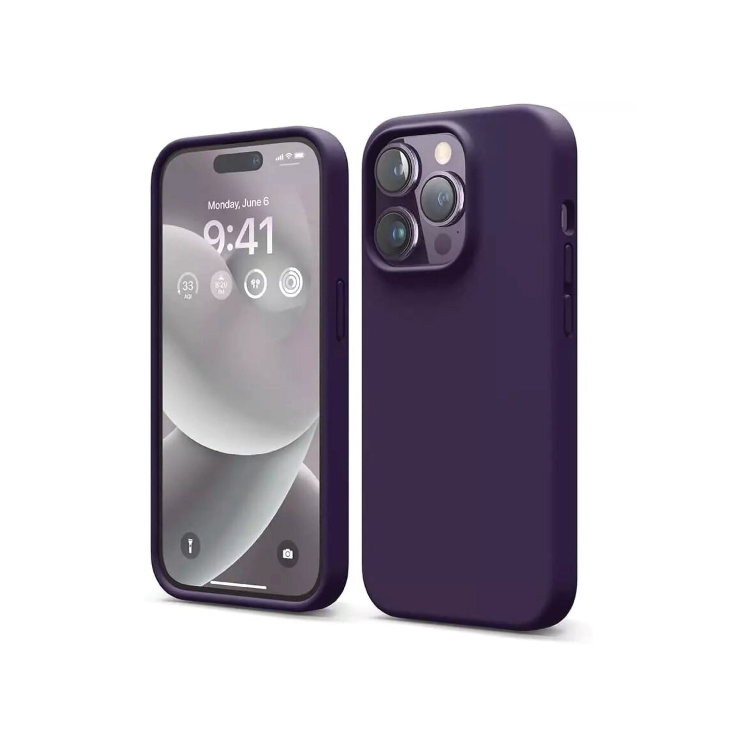 iPhone Official Silicon Case-Purple