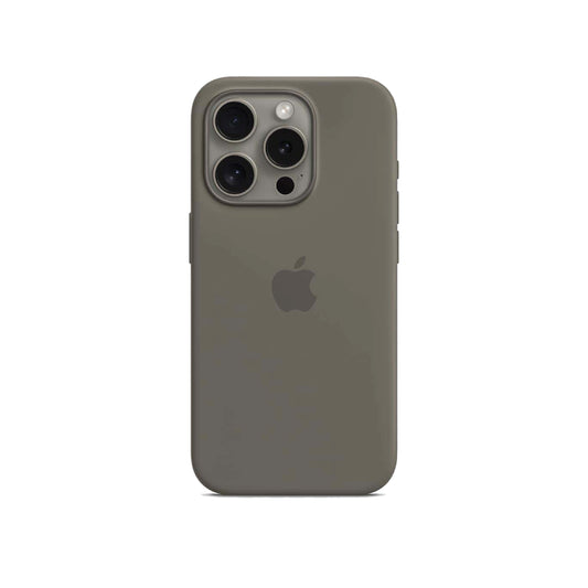 iPhone Official Silicon Case-Natural Titanium
