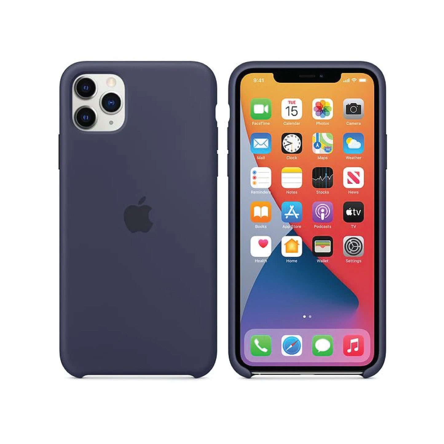iPhone Official Silicon Case-Navy Blue