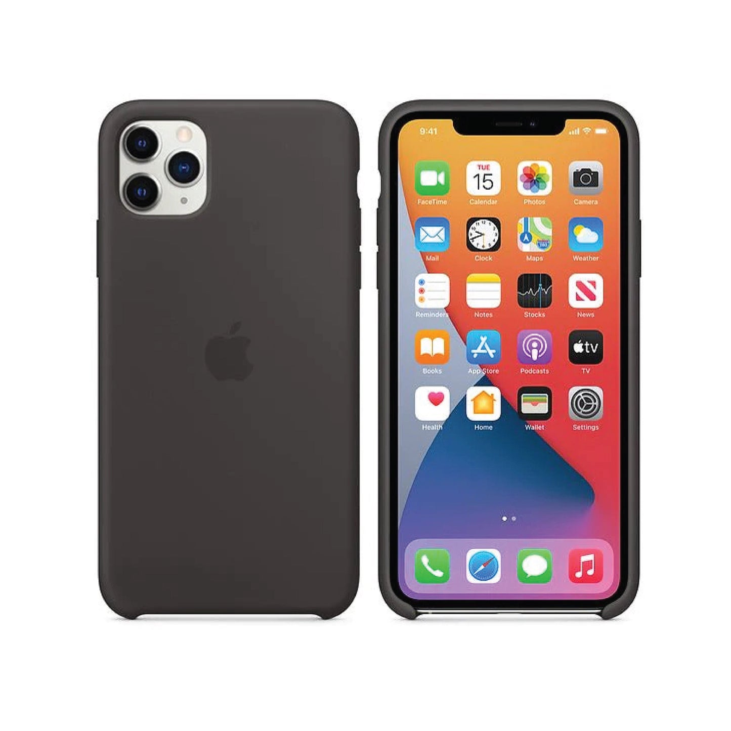 iPhone Official Silicon Case-Black