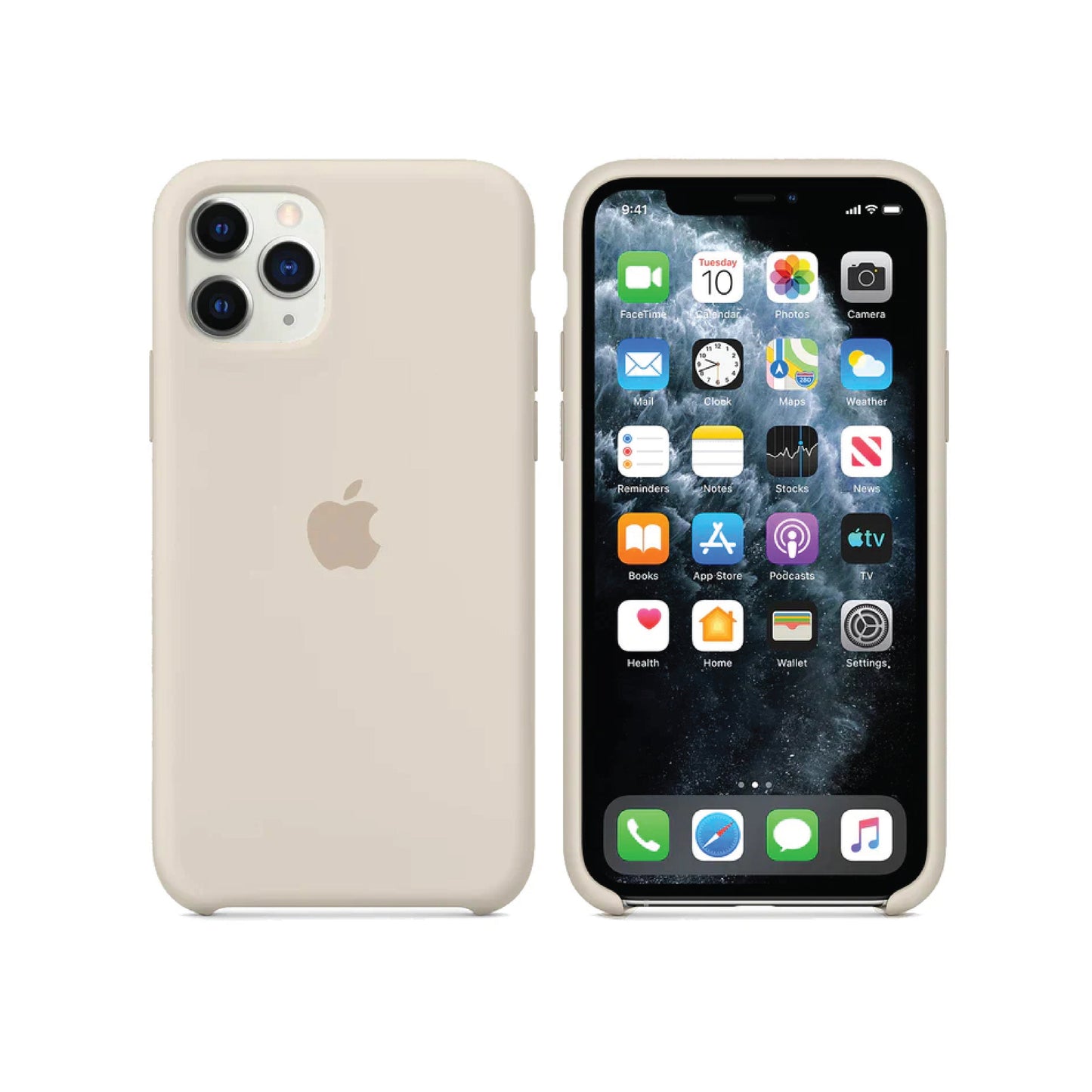 iPhone Official Silicon Case-Beige