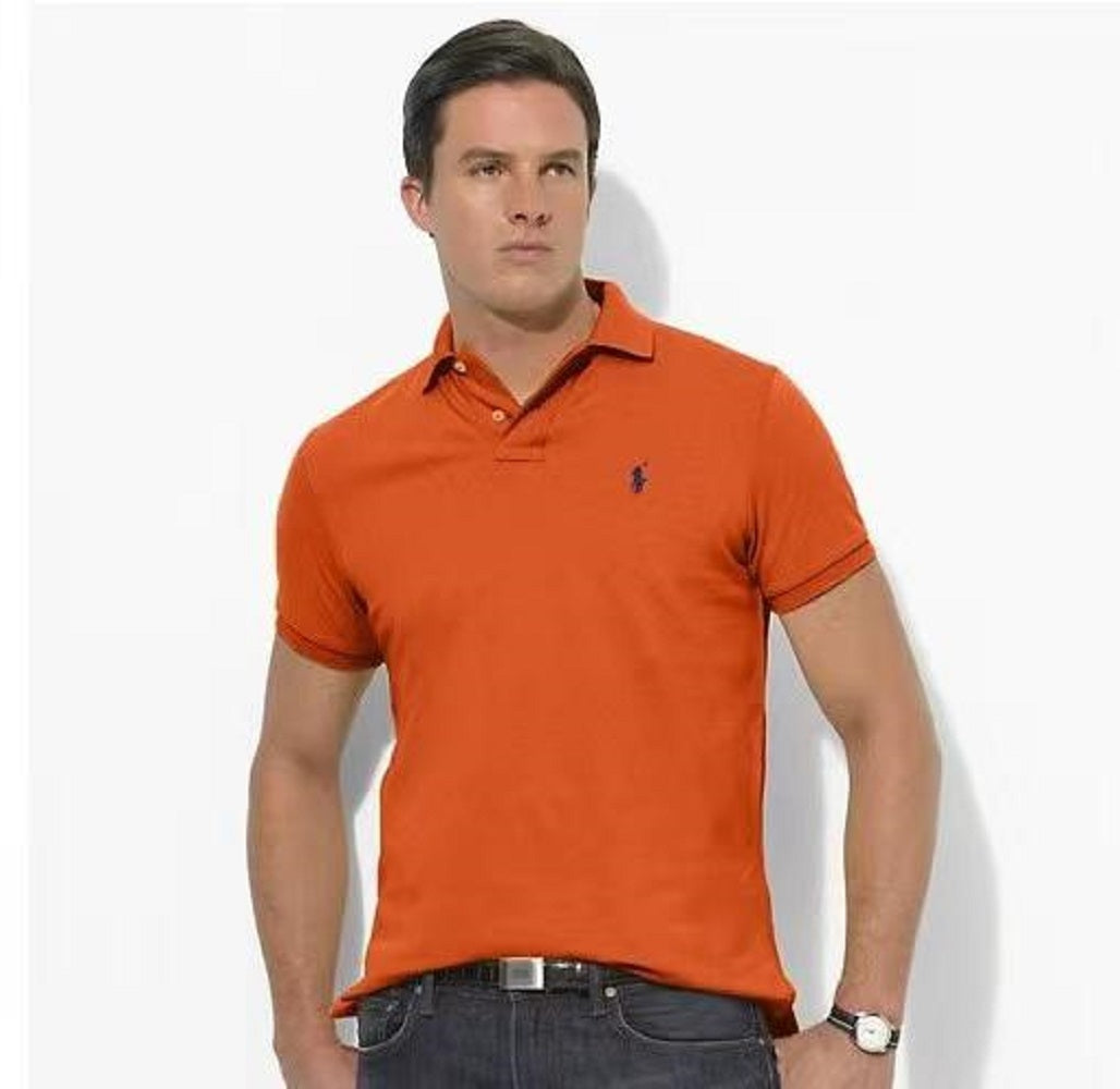 RL Small Pony Polo Shirt (Orange)