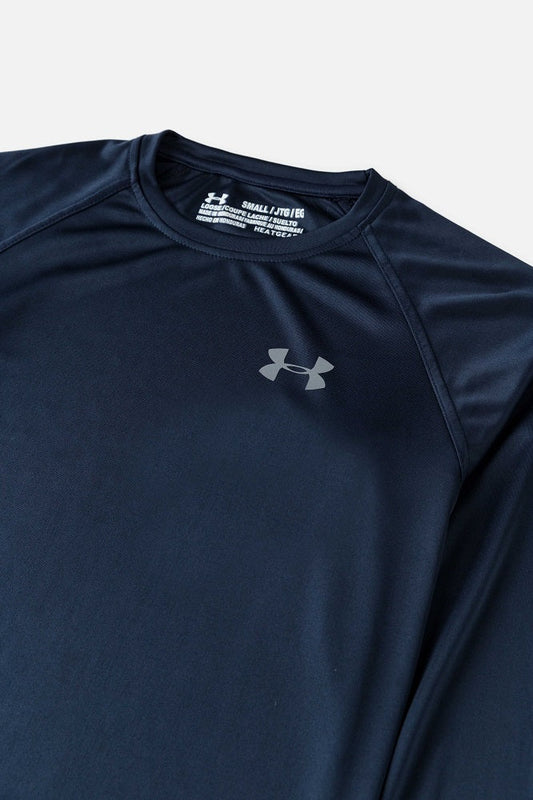 UA Premium  Dri Fit Full Sleeves T-Shirt (Navy Blue)