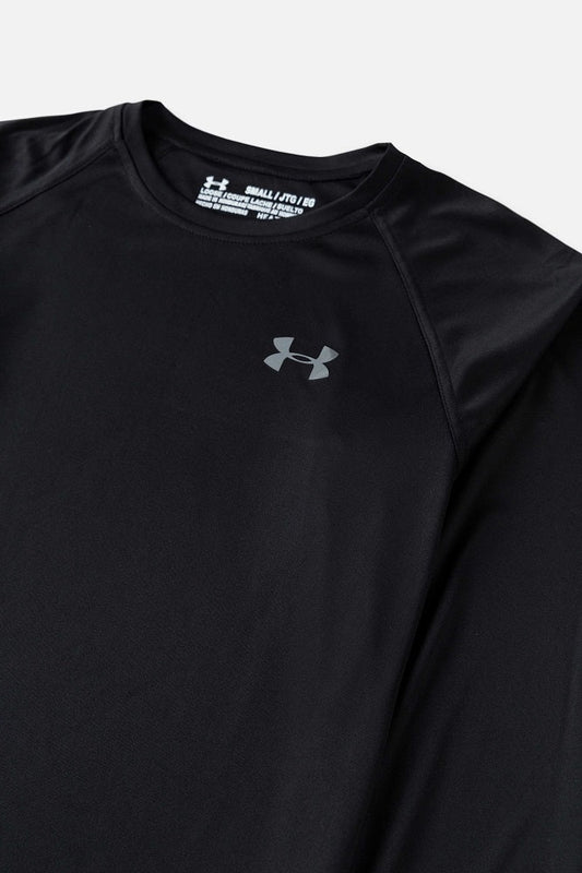 UA Premium Dri Fit Full Sleeves T-Shirt (Black)