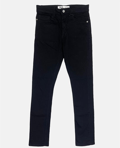 Z.A.R.A Slim Fit Denim Jeans Jet Black