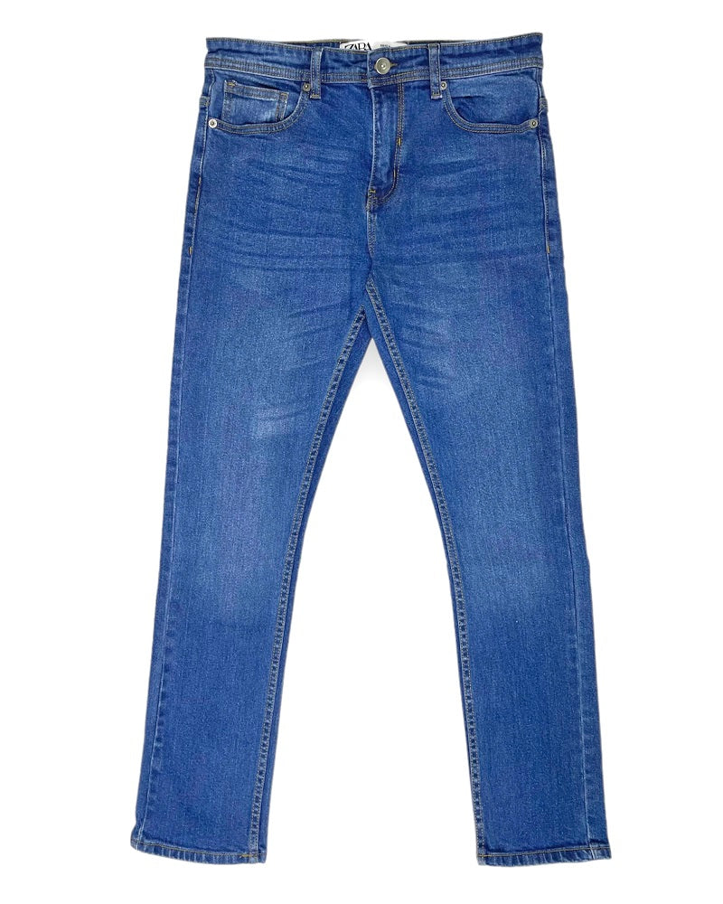 Z.A.R.A Slim Fit Denim Jeans Medium Blue – Leftovers Den