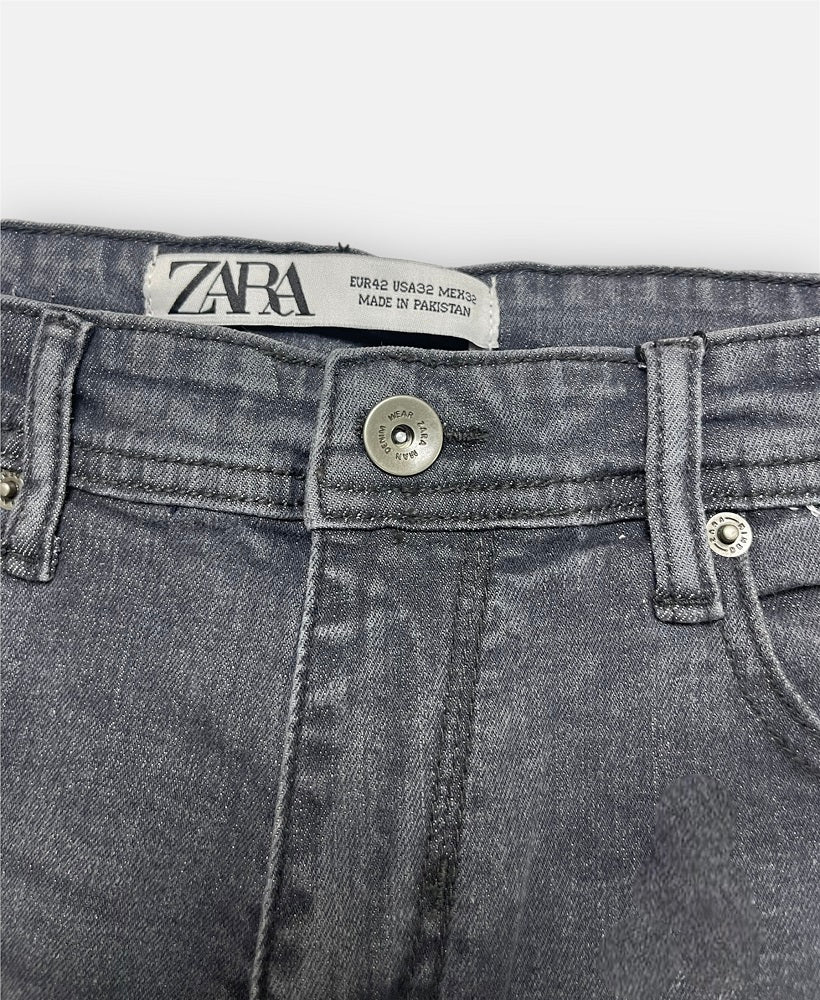 Z.A.R.A Slim Fit Denim Jeans Stone Wash