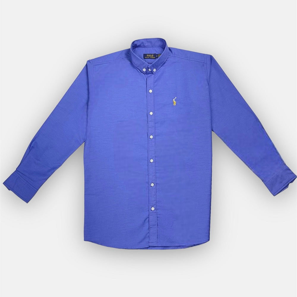 RL Premium Full-sleeves Casual Shirt (Ink Blue)