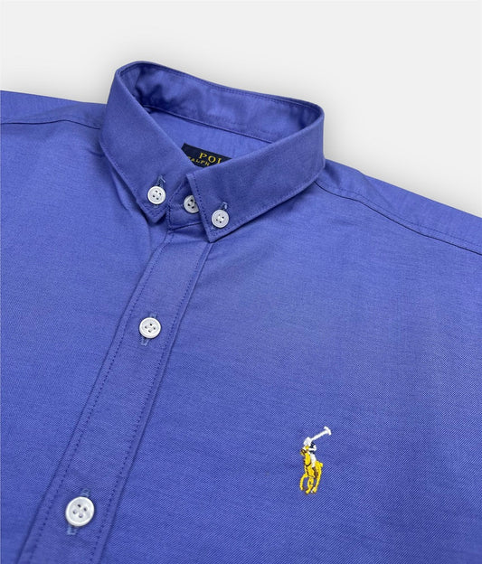 RL Premium Full-sleeves Casual Shirt (Ink Blue)