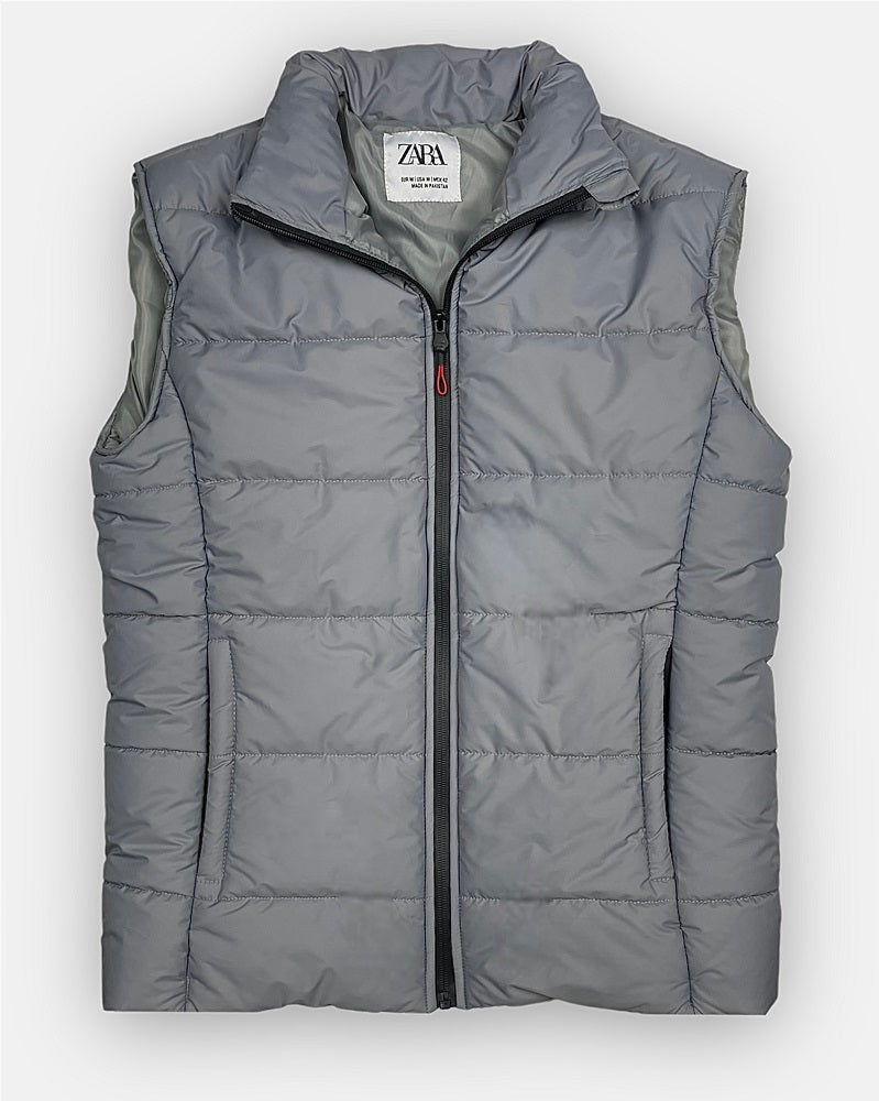 Z.A.R.A Premium Puffer Jacket (Steel Grey) – Leftovers Den