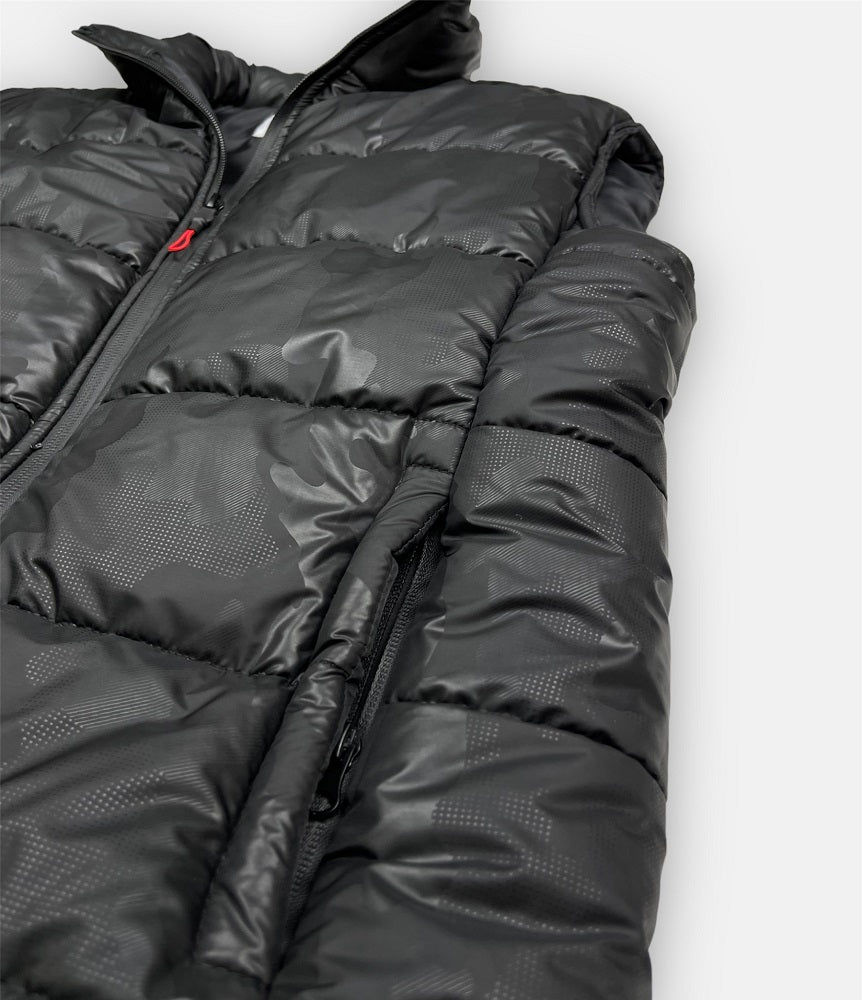 Z.A.R.A Premium Puffer Jacket (Black Camouflage)