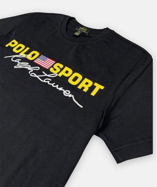 RL Premium Polo Sport t-shirt (Black)
