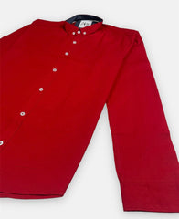 Z.A.R.A Premium Plain Casual Shirt (Red)