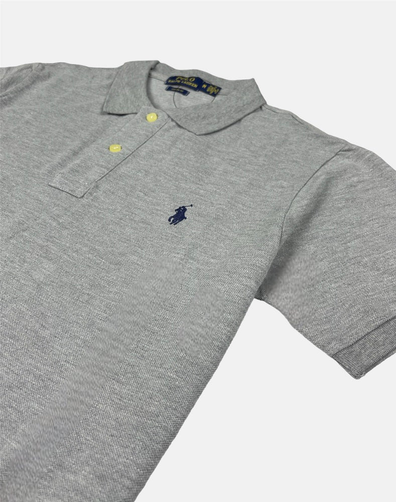 RL Small Pony Polo Shirt (Heather Grey)