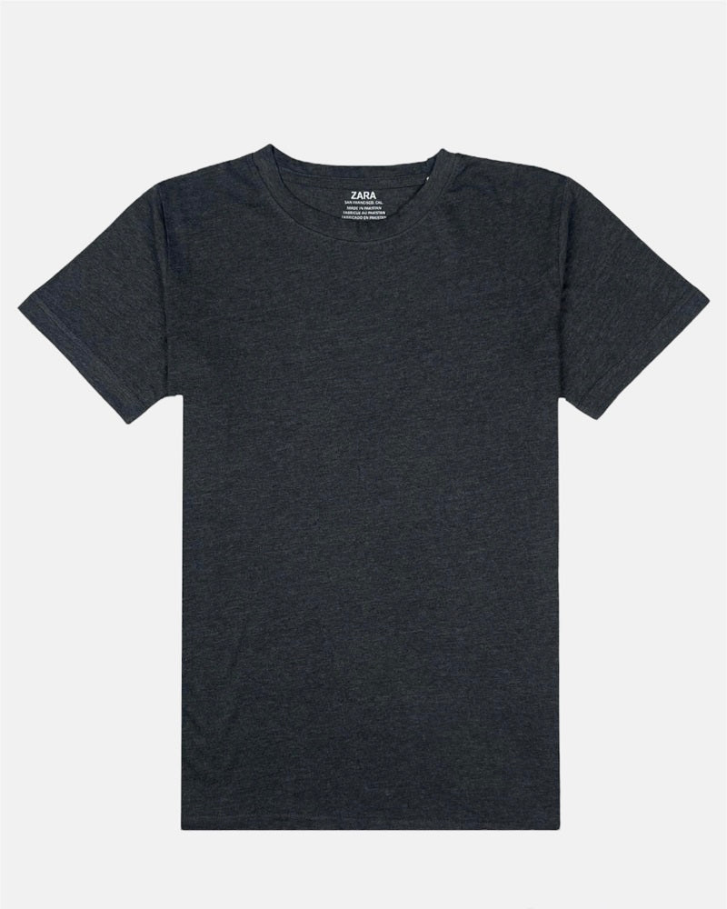 Z.A.R.A Basic T-shirt (Charcoal Black)