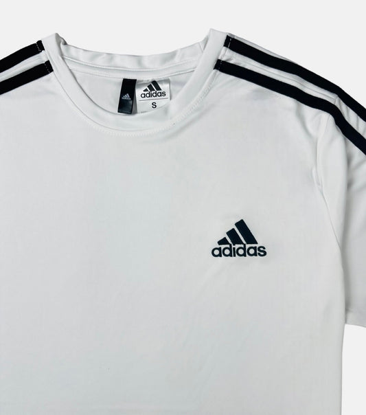 ADDAS Premium Dri-Fit T-Shirt (White)
