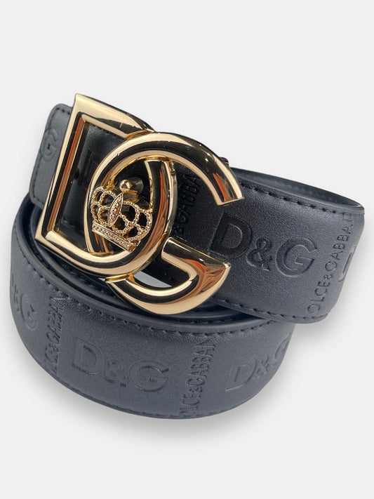 D.G Crown Adjustable Gacini Belt (Gold)