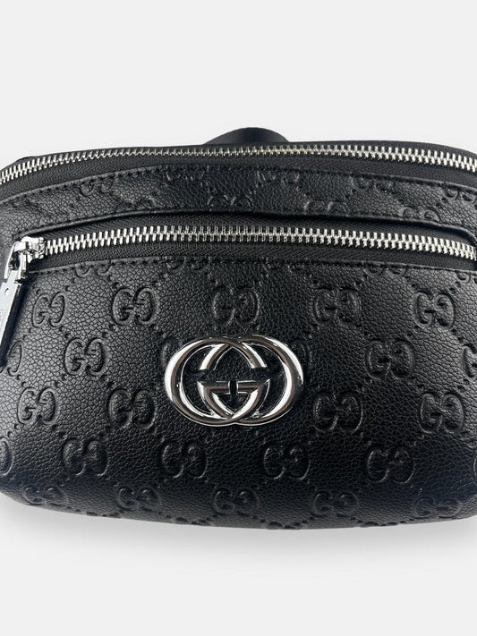 GUCI Logo Imported Waist Bag (Black)