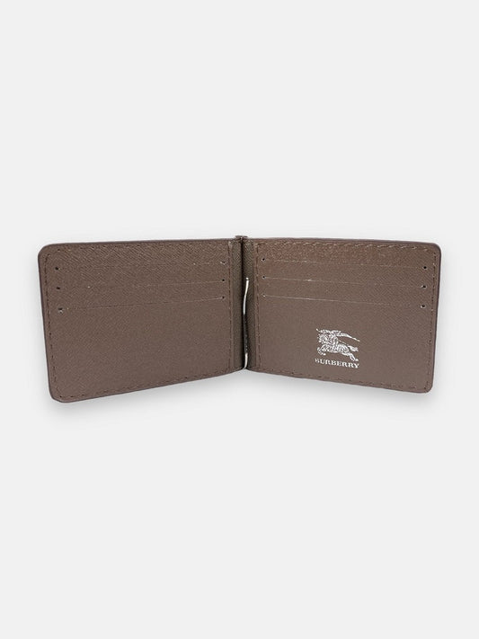 Burbry Imported Men's Clipper Wallet (Brown)