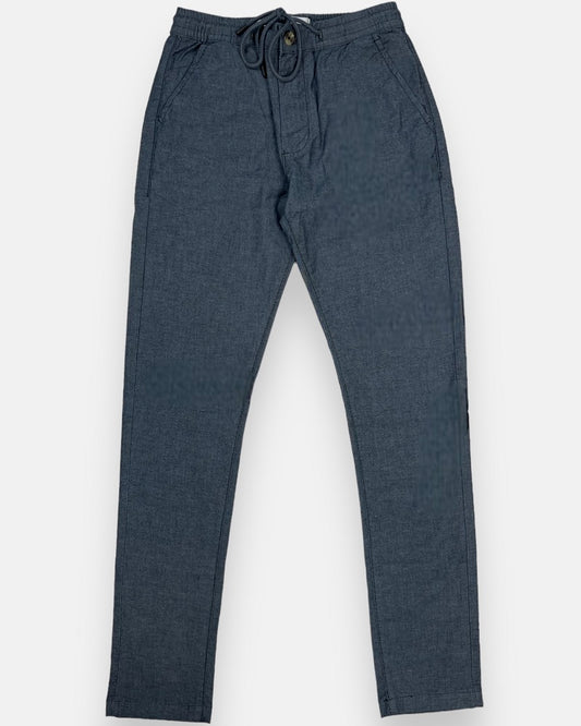 Z.A.R.A Original Denim Straight Bottom Trouser (Charcoal Grey)