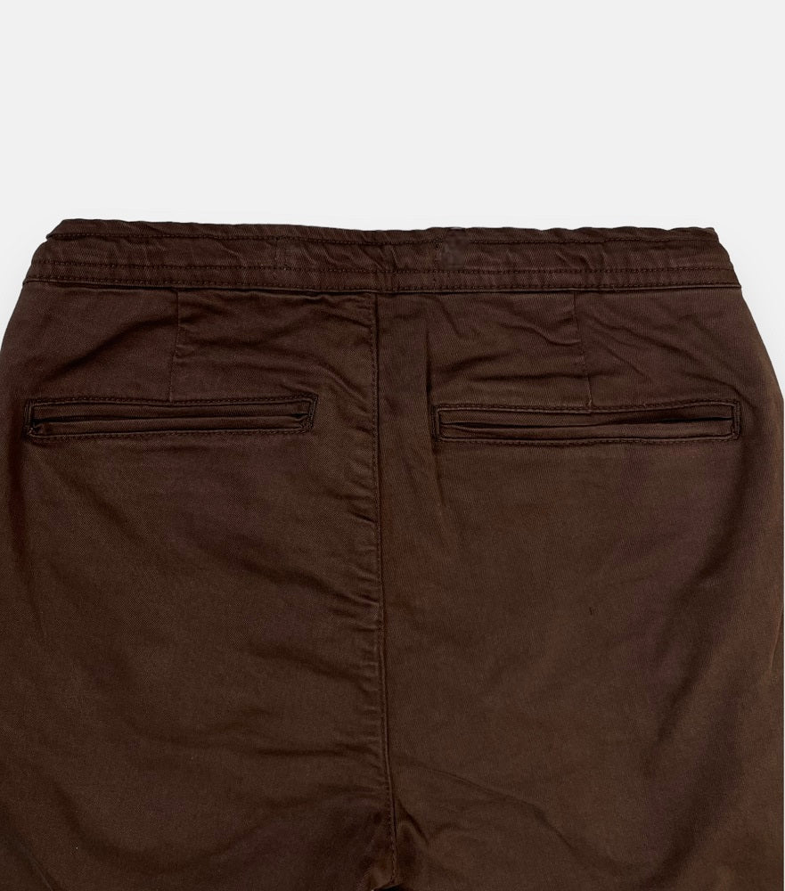 Z.A.R.A Premium Cotton Waist Jogger Trouser (Choclate Brown)