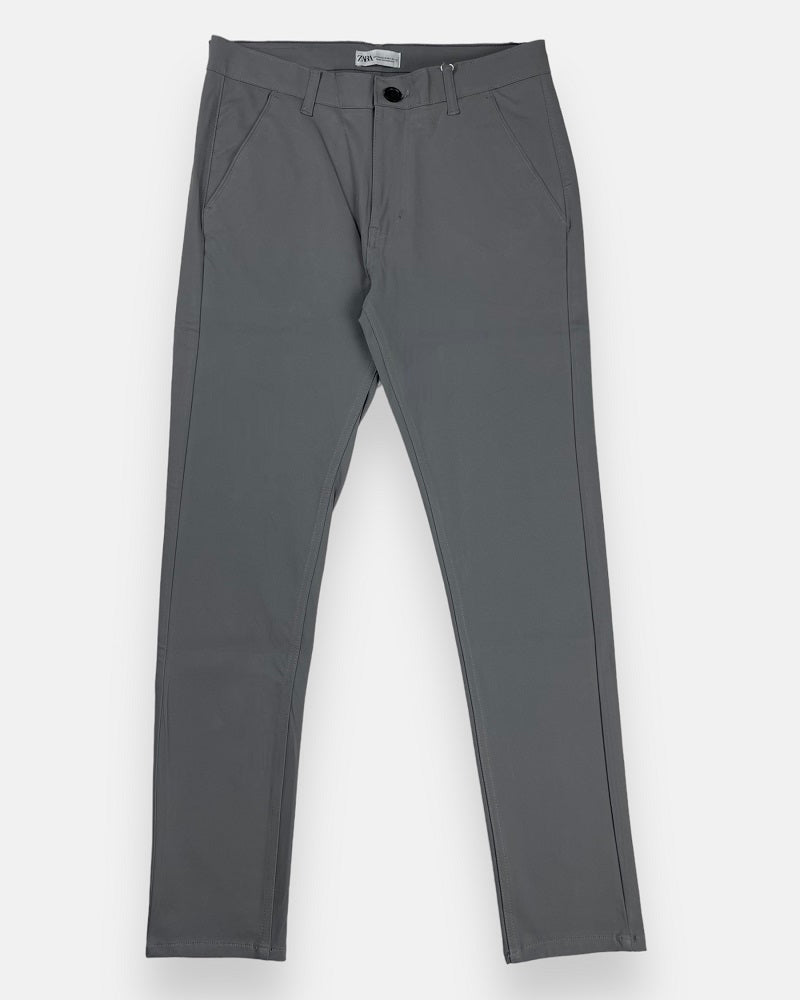 Z.A.R.A Premium Cotton Chino (Grey)