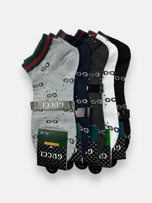 GUCI Premium Ankle Socks (Pack Of 5)