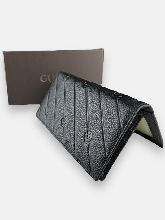 Guci Design Long wallet Black 18043C