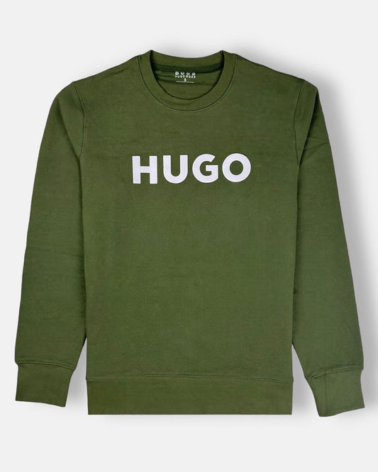 HGO BOS Premium Cotton Sweat Shirt Green