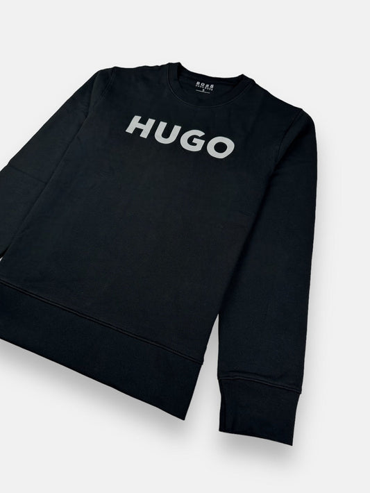HGO BOS Premium Cotton Sweat Shirt Black