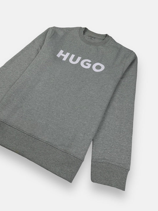 HGO BOS Premium Cotton Sweat Shirt Heather grey