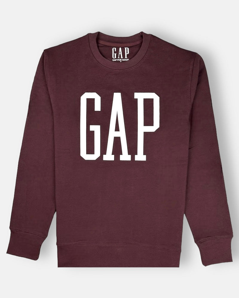 G.A.P Cotton terry SweatShirt (Maroon)