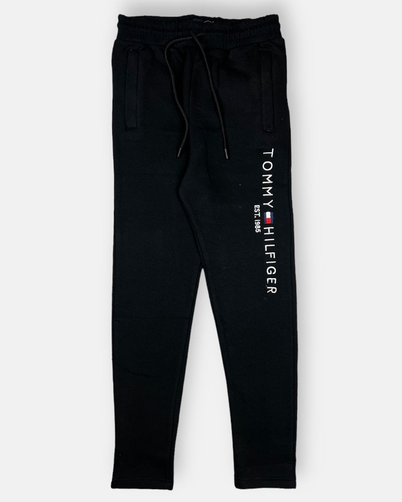 Tommy premium Fleece Tracksuit (Black)