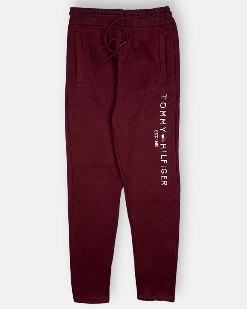 Tommy premium Fleece Tracksuit (Maroon)