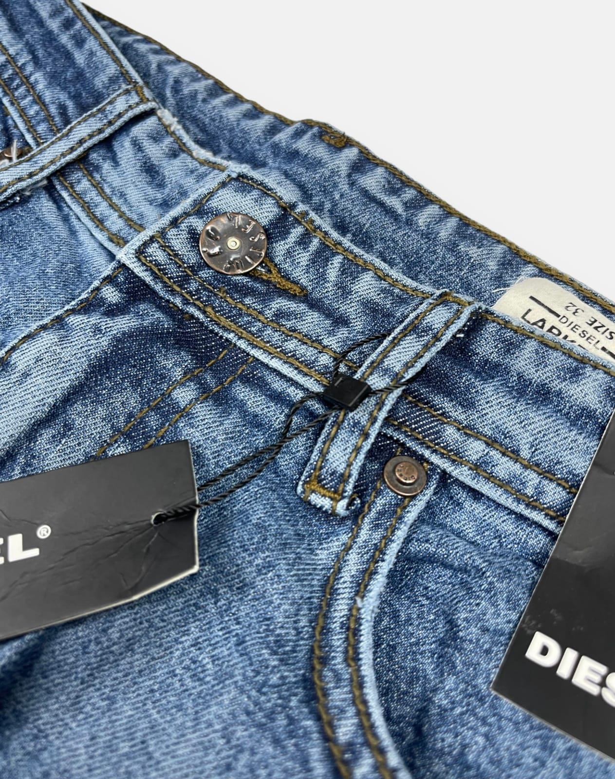 DESL Premium Slim Fit Denim Jeans Medium Blue