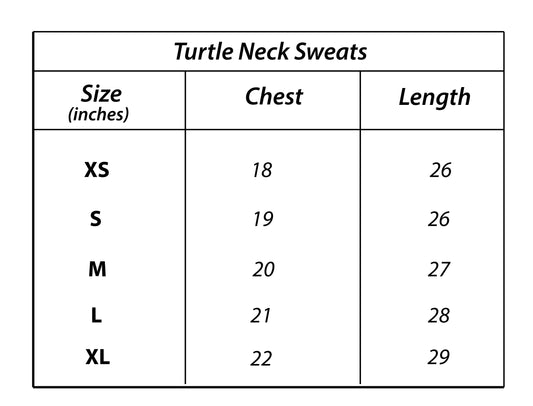 Z.A.R.A Premium Turtle Neck Sweats (Navy Blue)